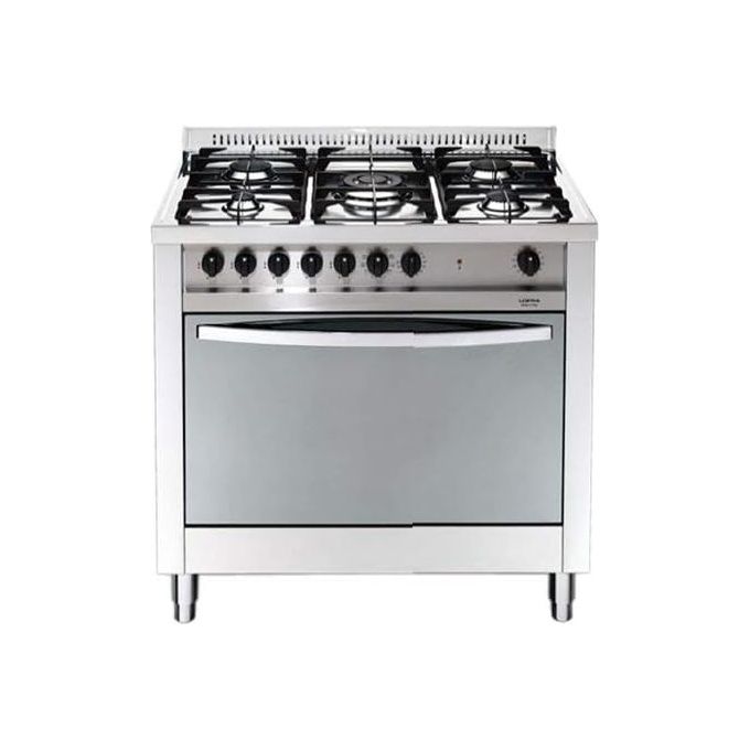Lofra MG96MF-C Maxima Cucina Freestanding Piano Gas 5 Fuochi Forno Elettrico 95 L 9 Programmi Classe A (90x60x90 cm) colore Acciaio Inox
