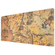 Grupo Erik MGGE020 Il Signore degli Anelli Desk Mat Tappetino Mouse XXL Mappa Terra di Mezzo 80x35 cm