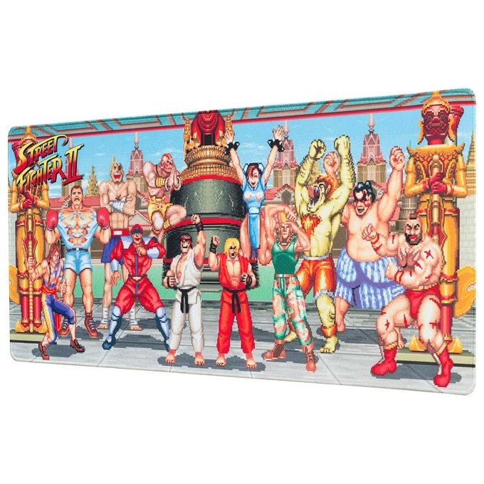 Grupo Erik MGGE070 Street Fighter Tappetino Mouse XXL 80x35 cm antiscivolo impermeabile