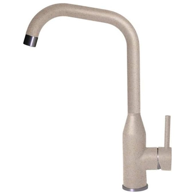 Elleci Dora MGKDOR51 - Miscelatore da cucina Mono Splitcomando, da incasso, Granitek, canna girevole, 36 cm, Avena