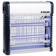 VELAMP MK312 Zanzariera Elettrica 2x6W Tubi UV Antizanzare per Ambienti fino a 30 m² colore Bianco