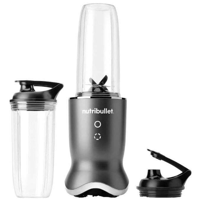 NutriBullet NB1206DGCC Ultra Frullatore da tavolo 1200W caraffa Tritan BPA Free bicchieri 900ml e 700ml colore Nero