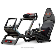 Next Level Racing NLR-S010 F-GT Postazione Simulazione di Guida Formula GT Telaio Acciaio 130 Kg colore Nero
