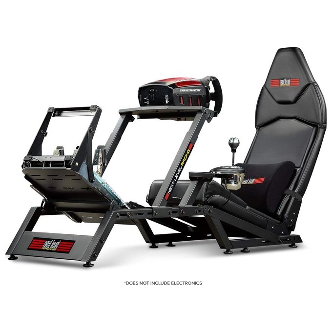 Next Level Racing NLR-S010 F-GT Postazione Simulazione di Guida Formula GT Telaio Acciaio 130 Kg colore Nero