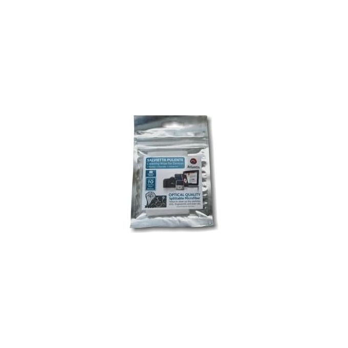 Atlantis KIT_ Pulizia Cellulare-palmari Contenente 20 Salviettine Microfobra No Liquidi
