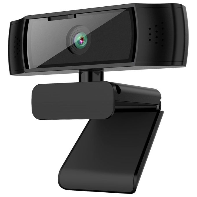Atlantis P015-U975HD Webcam 5MP 2560x1944 Full HD 1080p 30fps Autofocus Doppio Microfono Omnidirezionale 90° USB 2.0 colore Nero
