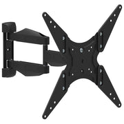 Atlantis P022-E11SBN Geko by Atlantis Supporto TV Parete Orientabile e Allungabile per TV 13'' a 65'' Max 35Kg VESA 75x75 a 400x400 Rotazione 180° Inclinazione ±12° colore Nero