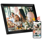 Atlantis P060-DPF10B1-B Cornice Digitale 10'' Touch Screen IPS Wi-Fi Bluetooth 1GB RAM 16GB Slot MicroSD App Frameo colore Nero