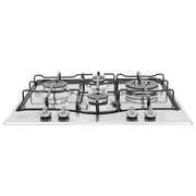Hotpoint Piano Cottura a Gas 4 Zone 60 cm in Acciaio Inox PCN 642 T-IX-HAR Elegante e Funzionale