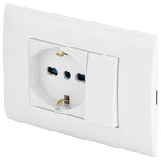 Poly Pool Placca Elettrica Bianco