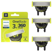 Philips QP430-50 OneBlade 360 Lame di Ricambio per Rasoio 3 pezzi Wet and Dry Acciaio Inossidabile