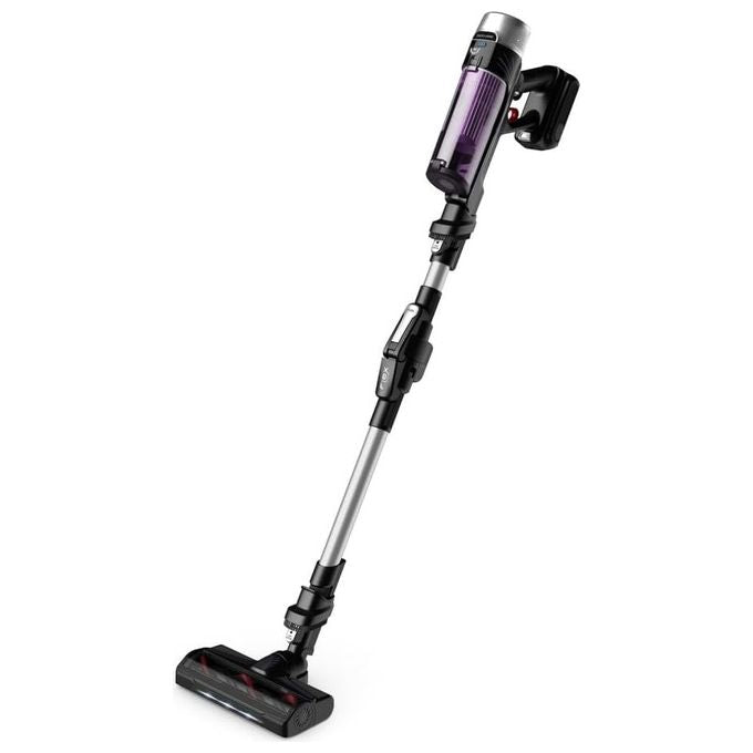 Rowenta RH2037WO X-Force Flex 9.60 Aspirapolvere a Bastone 2 in 1 Senza Sacchetto 100 AW 45 min autonomia 83 dB colore Nero Viola