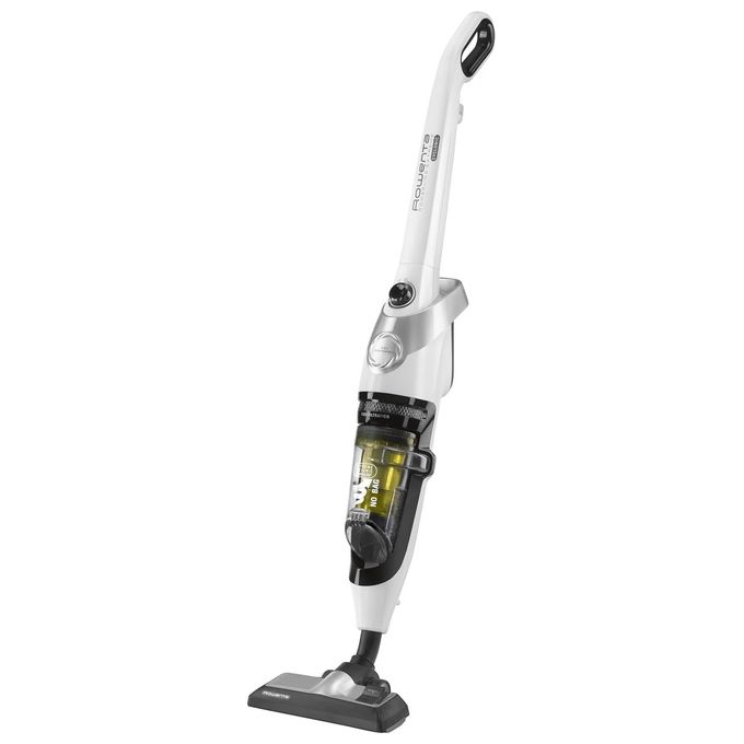 Rowenta RH8147WA Powerline Extreme Cyclonic Scopa Elettrica con Filo Senza Sacchetto Pulizia a Secco Capacita' 0,9 Litri 750 W Bianco-Giallo