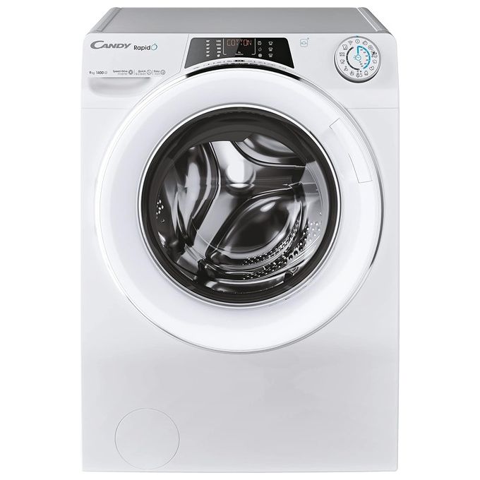 [ComeNuovo] Candy RapidO' RO1496DWMCT-1-S Lavatrice a carica frontale 9Kg classe A 1400 giri 16 programmi controllo remoto Bianco 60x53x85