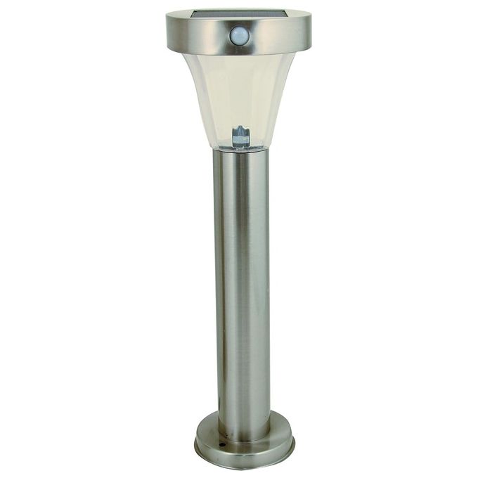 Velamp SL420 Malis XL Lampada da Terra LED con Sensore di Movimento 220 lumen IP44 colore Grigio