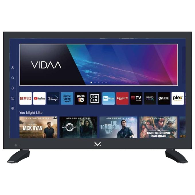 Majestic SM19 V1 Smart TV LED 19'' HD Ready VIDAA Wi-Fi DVB-T2 DVB-S2 12V colore Nero