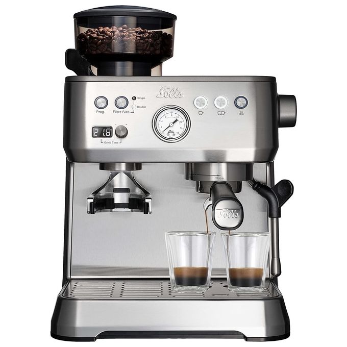 Solis 98036 Grind and Infuse Perfetta 1019 Macchina da caffe' 2.6 L 16 bar 1640 W Macinacaffe' integrato Pre-infusione PID colore Nero