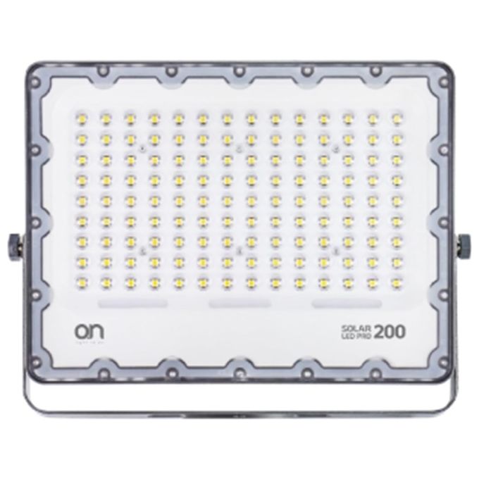 KONELCO 23875720 Faro LED Solare 2000lm 4000K IP65 con Pannello Monocristallino e Telecomando colore Grigio