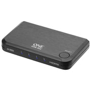 One for All SV1632 Switcher HDMI 3 Ingressi 1 Uscita 4K Ultra HD 60 Hz con Telecomando colore Nero