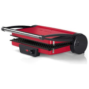 Bosch TCG4104 Bistecchiera 2000W Piastre Antiaderenti Rimovibili Termostato Regolabile 328x238mm colore Rosso