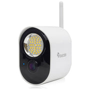 Toucan TSLC10WU-ML Telecamera IP con Faro di Sicurezza Rilevamento Radar 1080p Full HD 1200 lumen 110 dB IP56 Wi-Fi colore Bianco