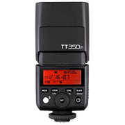 GODOX TT350P Flash per Fotocamere Pentax P-TTL Numero Guida 36 Zoom 24-105 mm Testina Orientabile Sistema Radio 2.4GHz colore Nero