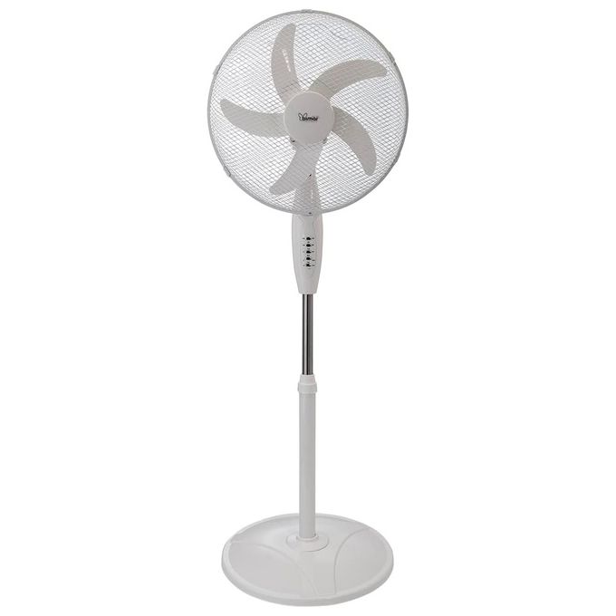 Bimar VP43T Ventilatore a Piantana Elettronico 40 cm 5 Pale 40W Telecomando Timer Oscillazione Automatica colore Bianco