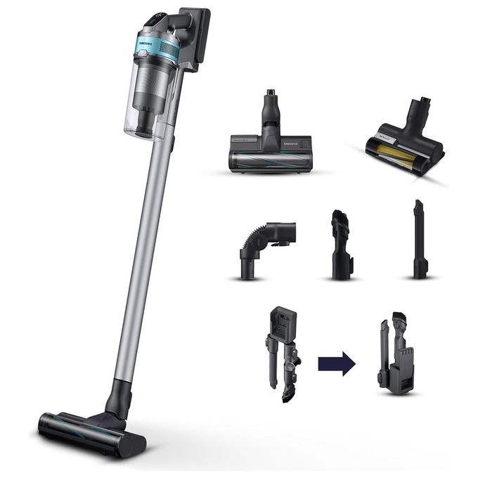Samsung VS20B75AGR1 Jet 75E Pet Aspirapolvere senza filo Multiciclonica 0.8 L 200 W 60 min 86 dB colore Nero