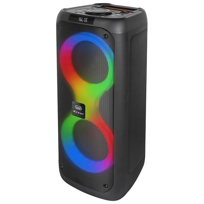 Trevi XF 480 KB XFest Altoparlante Amplificato Portatile 35W Wireless Karaoke USB Micro SD AUX-IN TWS Batteria Integrata colore Nero
