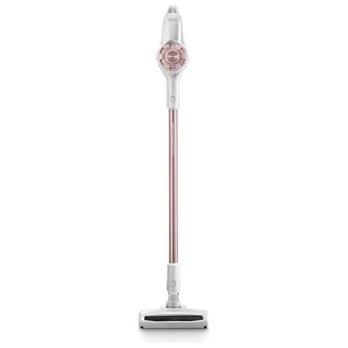 De'Longhi XLM417.WRG Colombina Evo Scopa Elettrica Ricaricabile Senza Sacchetto 2in1 Ciclonica 400 W 21,6 V 30 min 0,5 L colore Bianco Rosa
