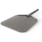 Ninja XSKPZPLEU Woodfire Pala per Pizza per Forno da Esterno OO101EU Pala per Pizza Forata e Leggera Maneggevole Resistente alla Ruggine Pizze Fino a 30cm di Diametro Nero