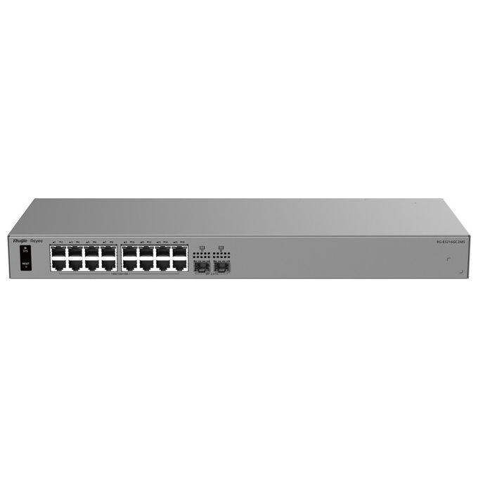 Ruijie Networks RG-ES216GC2MS Switch di Rete Gestito L2 16 Porte Gigabit Ethernet 2 SFP Grigio