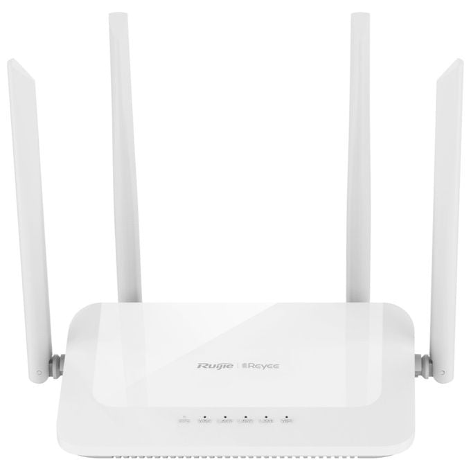 Ruijie Networks RG-EW1200 Router Wireless Dual-band 2.4 GHz 5 GHz Wi-Fi 5 (802.11ac) Fast Ethernet 3 Porte LAN RJ-45 colore Bianco