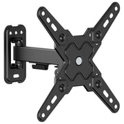 Value 17991233 Staffa da Parete per TV 2 Snodi 13'' 43'' VESA 200x200 Portata 20 Kg colore Nero