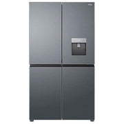 TCL RP466CXF0 Frigorifero 4 Porte 466 L 186 cm Classe F No Frost Inverter Total No Frost 40 dB colore Inox