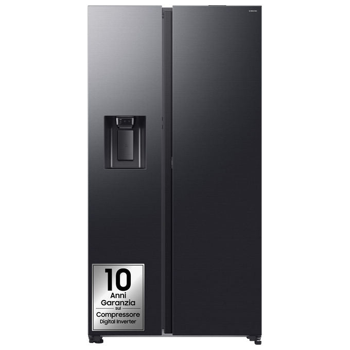 Samsung RS80F66KBFEF Frigorifero Side by Side 634 L 178 cm Classe B No Frost Twin Cooling Plus Wi-Fi Dispenser Acqua Ghiaccio colore Nero
