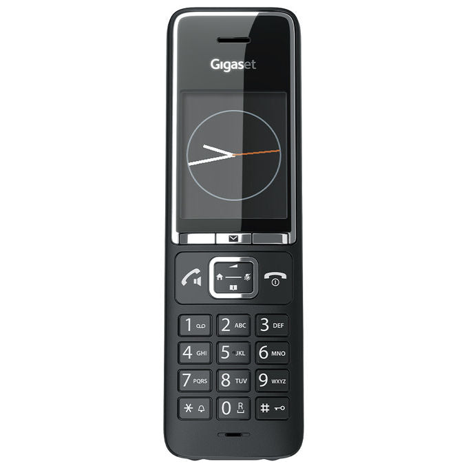 Gigaset S30852-H3051-B104 COMFORT 550HX Telefono Analogico DECT con Vivavoce Identificatore di Chiamata Display 2.2'' colore Nero