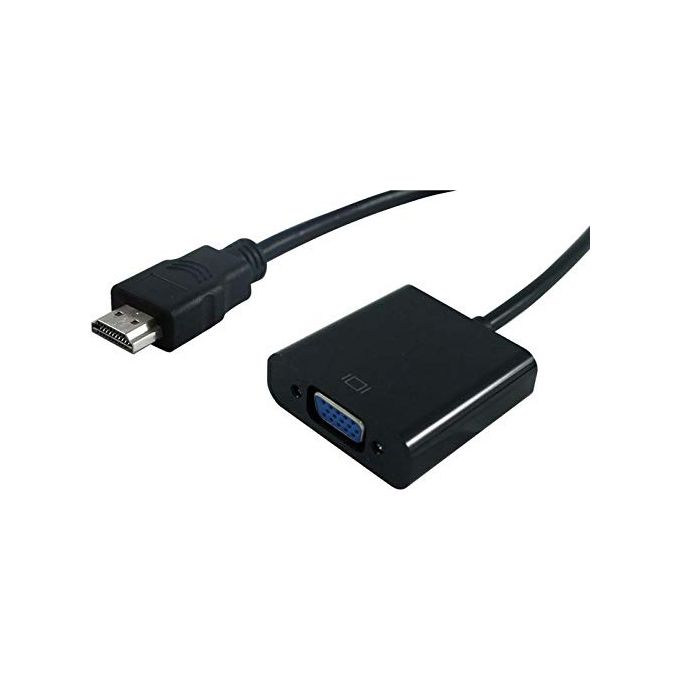 ROLINE S3200 Adattatore Video HDMI VGA Maschio Femmina con Cavo 0.15m Full HD 1920x1080 colore Nero