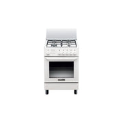 Bertazzoni S64021W Cucina a Gas 4 Fuochi Forno Gas 69 L Libera Installazione (85x60x60 cm) colore Bianco