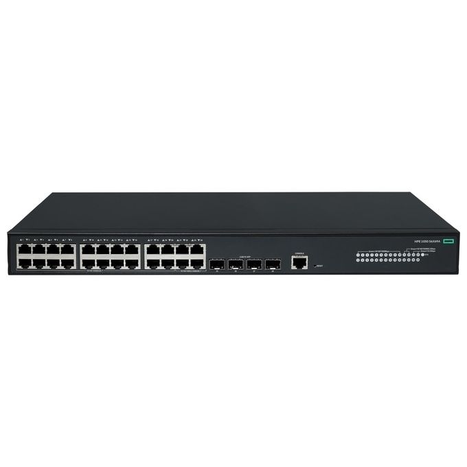 HPE S6X69A Networking CW 2050 Switch 20 porte 10-100-1000BASE-T 4 porte Smart Rate 1-2.5GbE 4 porte SFP 1G-2.5G colore Nero
