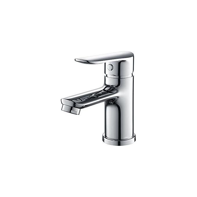 Idro Bric SCARUB0869CR One Miscelatore Lavabo Monocomando Cartuccia Ceramica 35 mm Piletta 1''1-4 PVC Flessibili Inox 3-8F colore Cromo