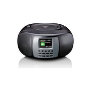 Lenco SCD-860BK Radio Portatile con DAB+ FM Bluetooth Lettore CD Display TFT 2,4'' 2 x 2 W RMS 5 Memorie colore Nero