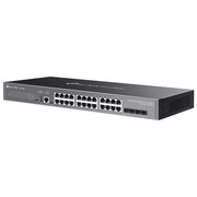 TP-Link Omada SG5428X switch gestito L3 stackable, 24 porte Gigabit RJ45, 4 slot SFP+ 10G, 128 Gbit-s, rack 1U