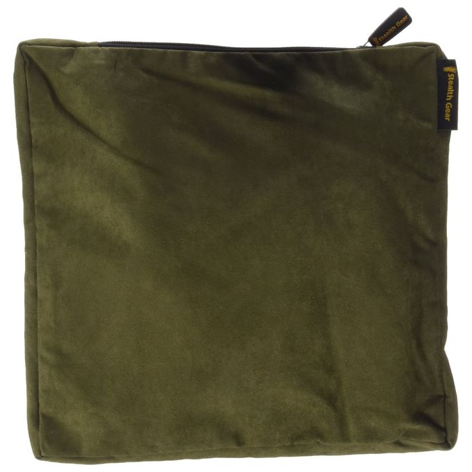 Stealth Gear SGBBFLFG Extreme Flat Beanbag Custodia Compatta in Poliestere Scamosciato Impermeabile 30x30x5 cm colore Verde Foresta