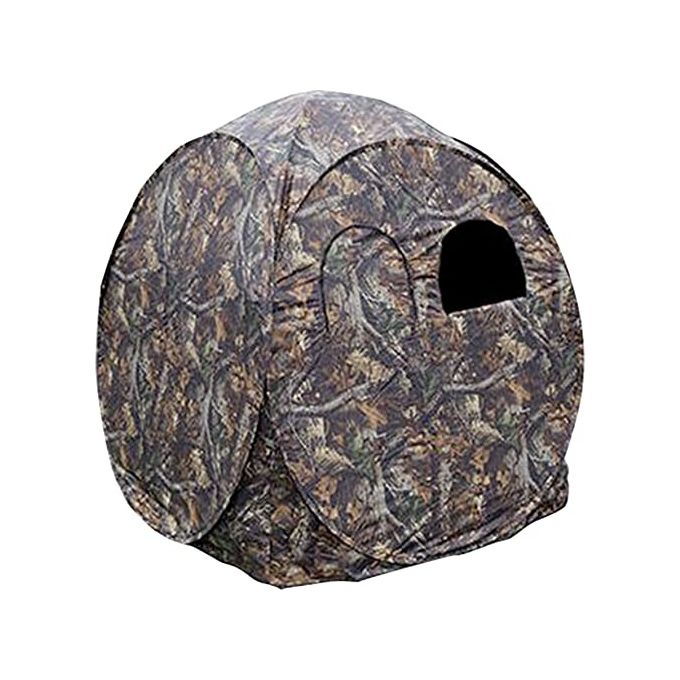 Stealth Gear SGWLFTMSQH Tenda Mimetica Professionale per Due Persone con Telaio in Acciaio Armonico a Molla e Finestre per Osservazione 4 pezzi colore Mimetico