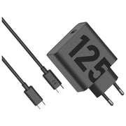 Motorola SJMCD1252 Turbopower 125W Caricatore da parete USB-C 2 porte 125W con cavo USB-C 1m colore Nero