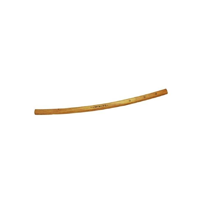 YEPPON Katana Non Affilata Shirasaya Riproduzione Ornamentale Lama Acciaio Fodero Legno 105 cm