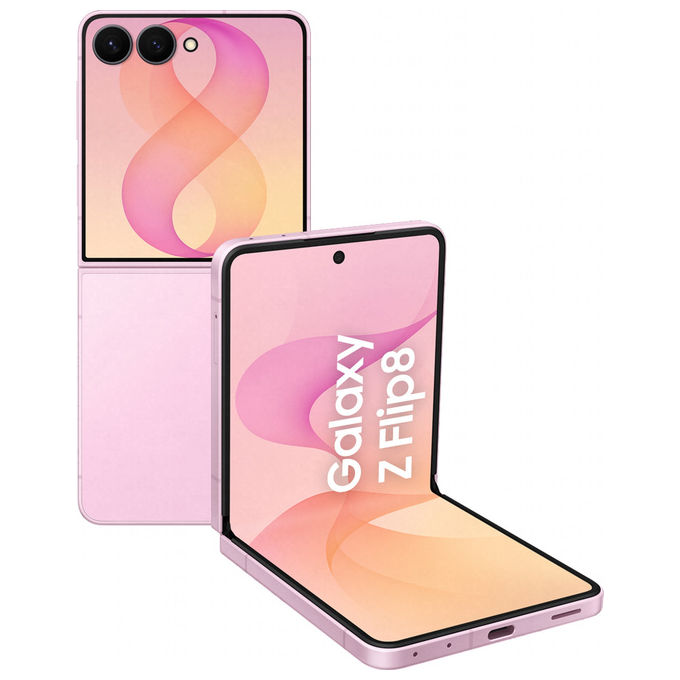 Samsung SM-F776BLIHEUE Galaxy Z Flip8 Smartphone 512 GB RAM 12 GB 6.9'' 120 Hz 5G Wi-Fi 7 Rosa