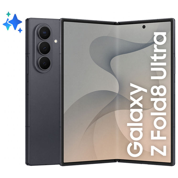 Samsung SM-F976BZKNEUE Galaxy Z Fold8 Ultra Smartphone 1TB 16GB RAM 200 MP Tripla Fotocamera 5000 mAh Batteria 120 Hz Processore 8 Elite Gen 5 colore Grafite