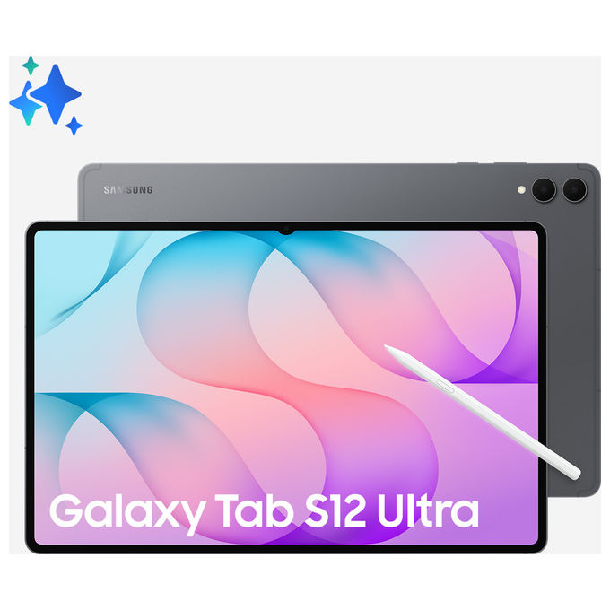 Samsung SM-X940NZAPEUB Galaxy Tab S12 Ultra Tablet WiFi 12GB 512GB 14.6'' colore Grigio